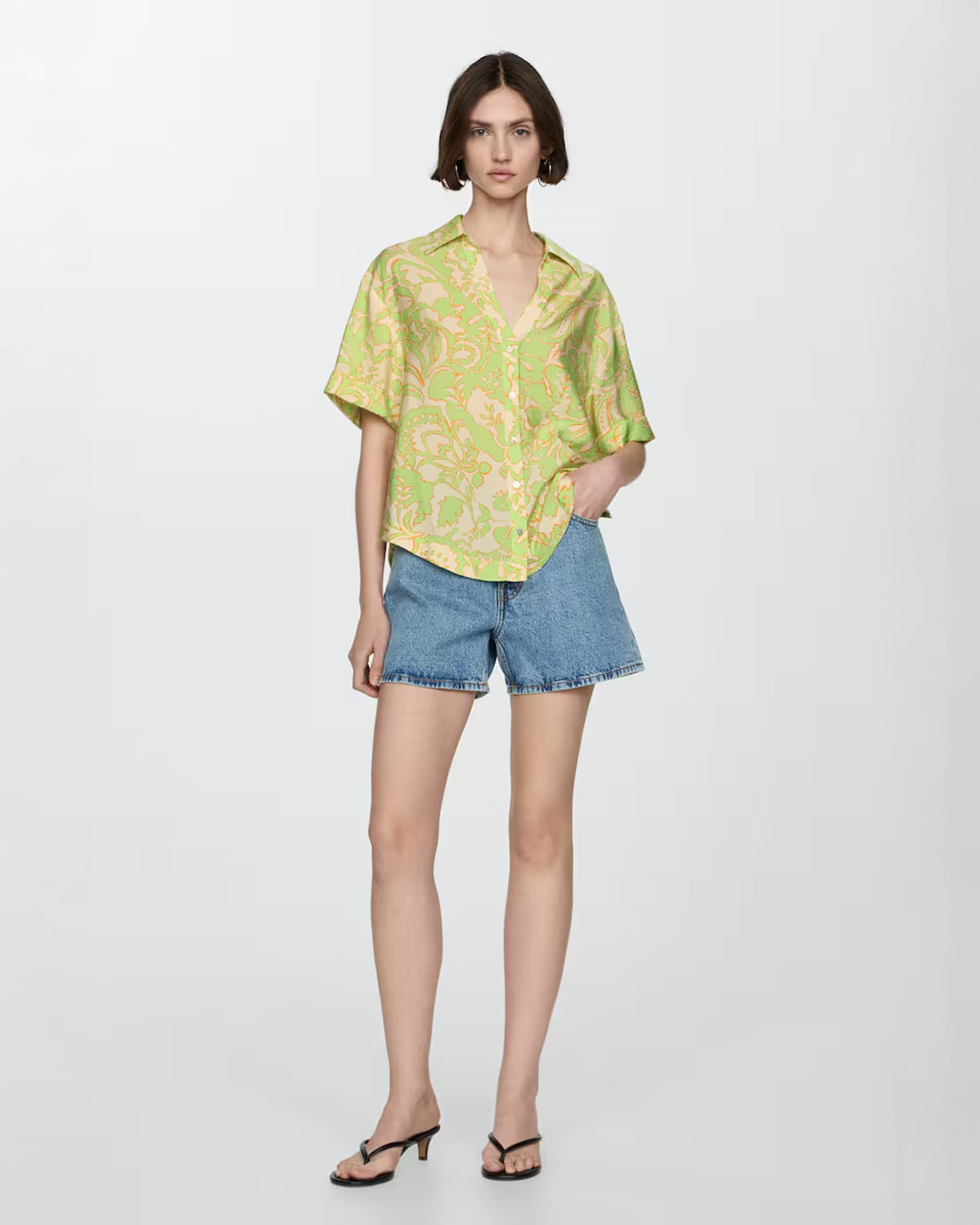 Chest-pocket check shirt